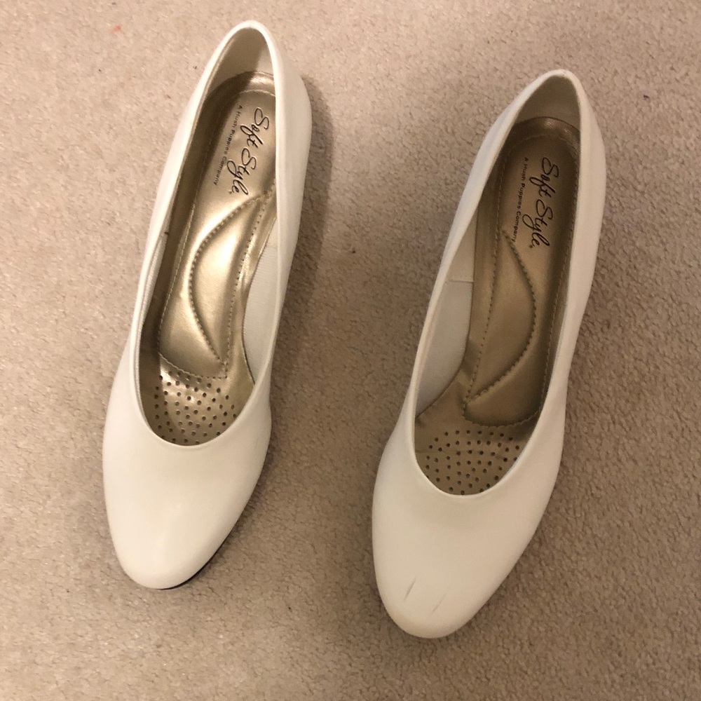 Soft Style White Heels